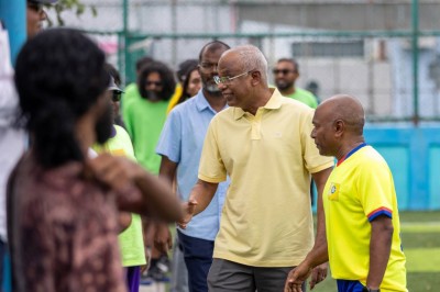 އެމްޑީޕީގެ އަހަރީ ދުވަހަށް މުޅި ޕާޓި އެކުވެ، ފޯރިގަދަ ފުޓްސަލް މުބާރާތެއް ކުޅެފި