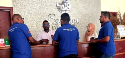 ޓޫރިސްޓް ޕޮލިހުން ނުކުމެ، ތުލުސްދޫގެ ގެސްޓްހައުސްތަކުގެ ރައްކާތެރިކަން ހުރި މިންވަރު ބަލައިފި