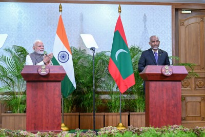 ކުރިއަށްއޮތް ތަނުގައި ހުރިހާ ދާއިރާއަކުން އިންޑިއާއެކު ގުޅުން ބަދަހިކުރަން ތައްޔާރު: ރައީސް