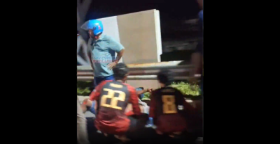 ހައިވޭގައި ވޭނެއް އޯވަޓޭކް ކުރަން އުޅެނިކޮށް ސައިކަލެއްގައި ޖެހި، ދެ މީހަކަށް އަނިޔާވެއްޖެ