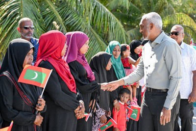 ހިރިމަރަދޫގެ ކޮންމެ ގެއަކަށް ހަނިމާދޫން ގޯއްޗެއް ދީ، ދޮޅު އަހަރުން ތަޅުދަނޑި ހަވާލުކުރާނަން: ރައީސް