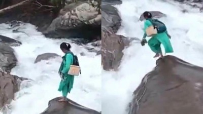 ތުއްތު ކުއްޖަކަށް ވެކްސިން ދިނުމަށް އިންޑިއާ ނަރުހަކު ކޯރެއް ހުރަސްކޮށް، ނުރައްކާތެރި ދަތުރެއް ކޮށްފި