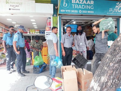 މާލޭ މަގުމަތީ ބަހައްޓައިގެން ވިއްކަނިކޮށް, 2100 ކިލޯގެ ކުނި ނަގައިފި