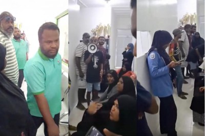 ނިމިފައިހުރި ފްލެޓްތައް ދޫނުކޮށްގެން ތުޅާދޫ ކައުންސިލް އިދާރާތެރެއަށް ވަދެ މުޒާހަރާ ފަށައިފި