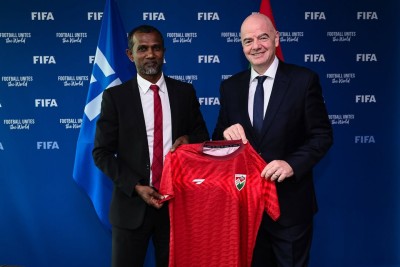 ޓޮމްގެ ލީޑަޝިޕަށް ފީފާގެ ރައީސް އިންފަންޓީނޯގެ ތައުރީފު