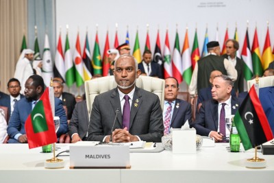 އިސްރާއިލުން ގަތަރަށް ދިން ހަމަލާއަކީ އިސްލާމީ ގައުމުތަކުގެ ކަރާމާތް ނަގާލަން ދިން ހަމަލާއެއް: ރައީސް