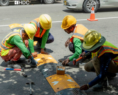 ހުޅުމާލޭގެ އައު ސްޕީޑު ބްރޭކަރުތަކަށް ފާޑުކިޔުން: ''މަޑުން ދުއްވިޔަސް، މުޅި އުޅަނދަށް ލޮޅުންއަރާ''