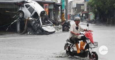 ޗައިނާއަށް އެރި ތޫފާން ރަގަސާގެ އަސަރުކޮށް ޓައިވާނުން 17 މީހުން މަރުވެއްޖެ