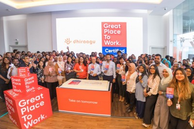 ދިރާގުގެ މުވައްޒަފުންގެ ތަޖުރިބާ ރަނގަޅުކަން ސާބިތުކޮށްދީ، "ގްރޭޓް ޕްލޭސް ޓު ވޯކް" ސެޓިފިކޭޝަން ހޯދައިފި