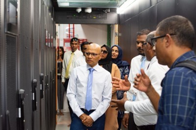 ދިރާގުގެ ތިން ވަނަ ޑޭޓާ ސެންޓަރު ވެލިދޫގައި ހުޅުވައިފި