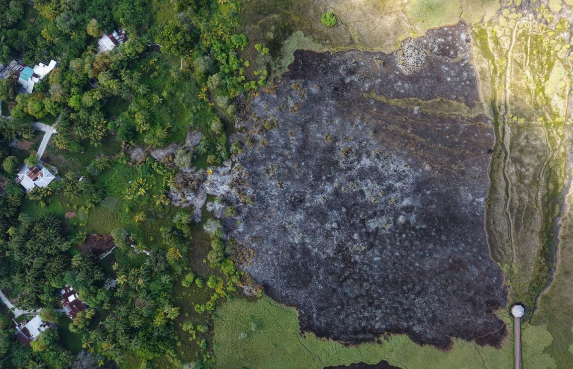 ފުވައްމުލަކު ބަންޑާރަ ކިޅީގެ 360،000 އަކަފޫޓު އަނދައިފި