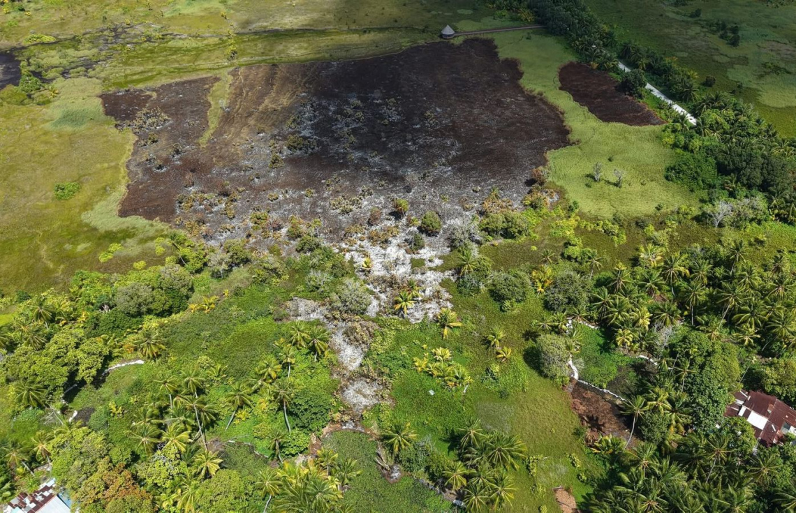 ފުވައްމުލަކު ބަންޑާރަ ކިޅީގެ 360،000 އަކަފޫޓު އަނދައިފި