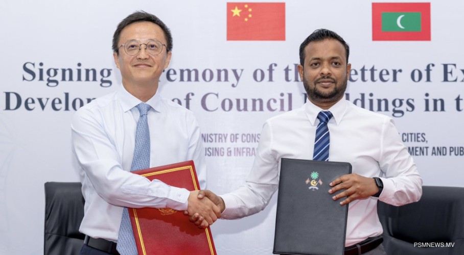 ޗައިނާގެ ހިލޭ އެހީގައި ތަރައްޤީކުރާ 50 ކައުންސިލްގެ މަސައްކަތް އަންނަ އަހަރު ކުރީކޮޅު ފަށަނީ