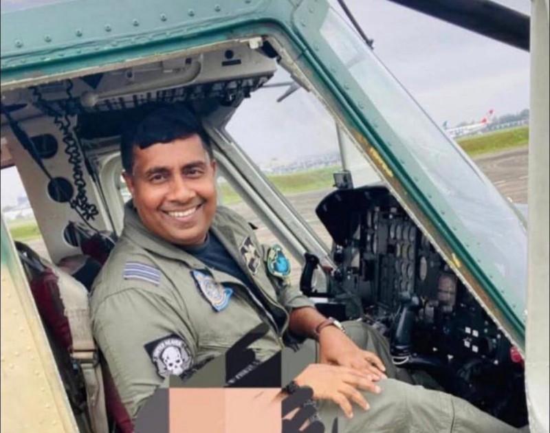 ލަންކާއަށް އެހީ ފޯރުކޮށްދޭން އުޅުނު ހެލިކޮޕްޓަރެއް ވެއްޓި، ޕައިލެޓް މަރުވެއްޖެ