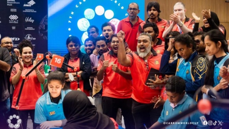 ކެރަމް ވޯލްޑް ކަޕުން ރާއްޖޭގެ އަންހެން ޓީމަށް ރިހި މެޑަލް