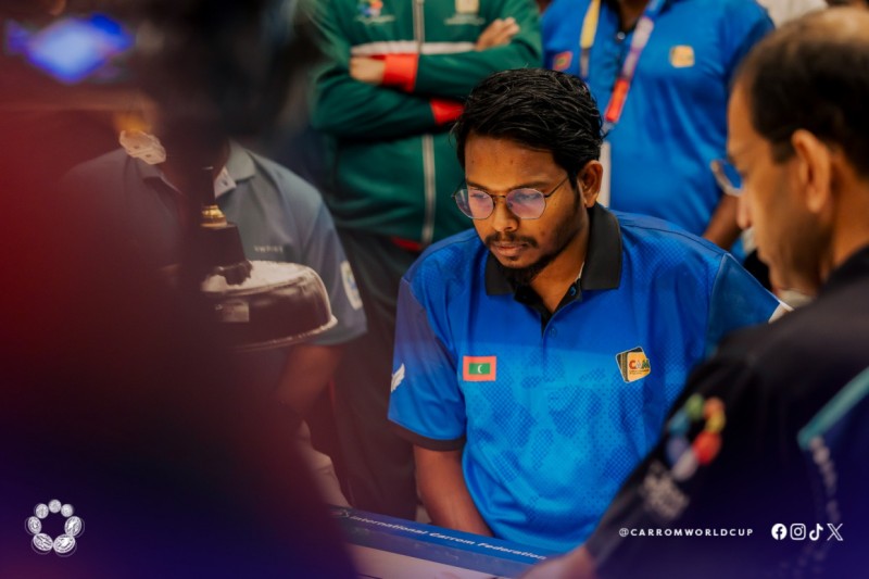 ކެރަމް ވޯލްޑްކަޕް 2025: ޑަބަލްސް އިވެންޓްގައި ރާއްޖޭގެ އަޒްމީންއާއި ނާޒިމްގެ ޕެއާ ކުއާޓާގައި ވާދަކޮށްފި