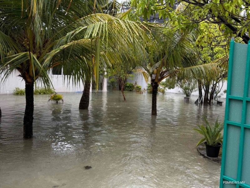 ތިނަދޫ ސިޓީއަށް ބޯކޮށް ވާރޭވެހި، ގެތަކަށް ފެން ވަދެ ގެއްލުންތަކެއް