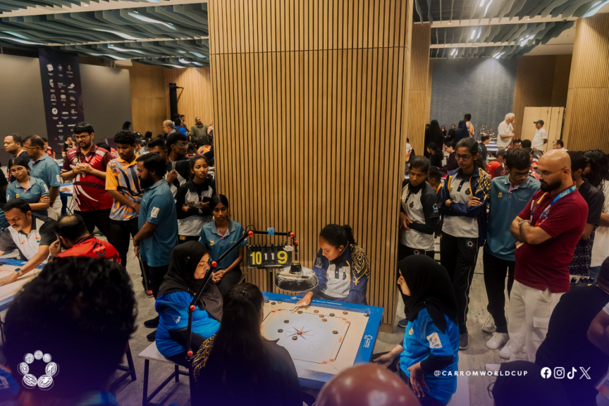 ކެރަމް ވޯލްޑް ކަޕު 2025: ރާއްޖޭގެ ނަހުފާއާއި ފައިނާޒްގެ ޕެއާ ލޯ މެޑަލް މެޗަށް