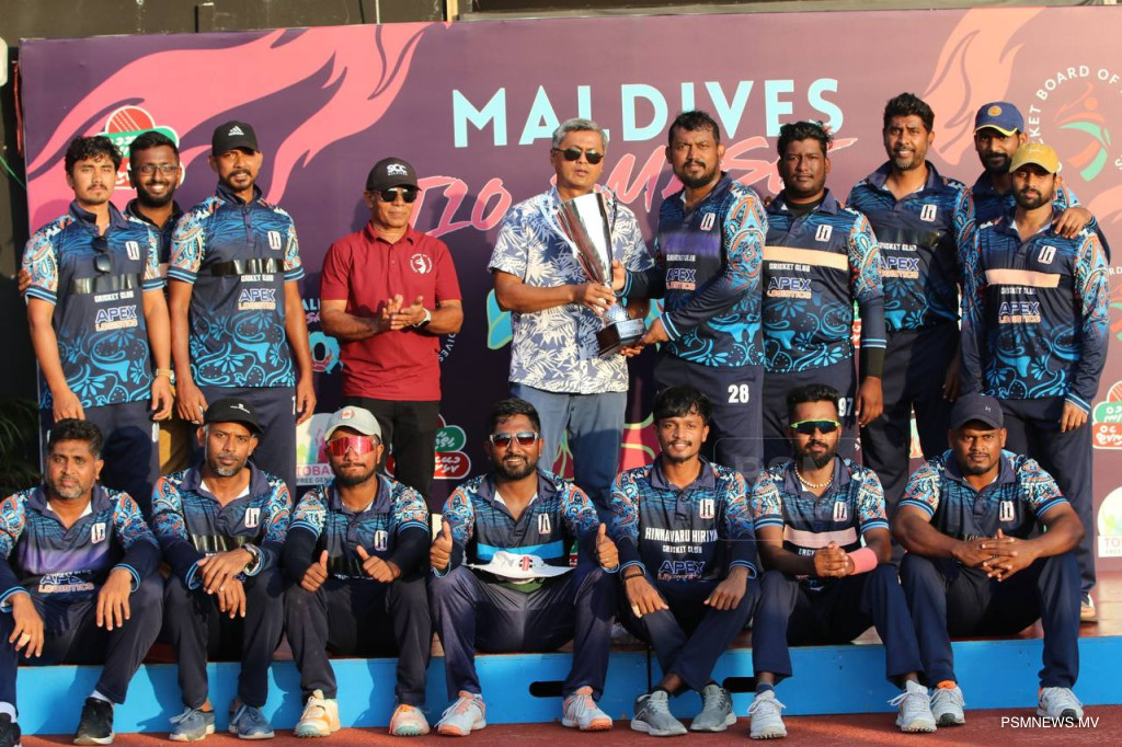 މޯލްޑިވްސް ޓީ-10 ސްމޭޝް ކުރިކެޓް މުބާރާތުގެ ޗެމްޕިއަންކަން ސީބީއެލްއަށް