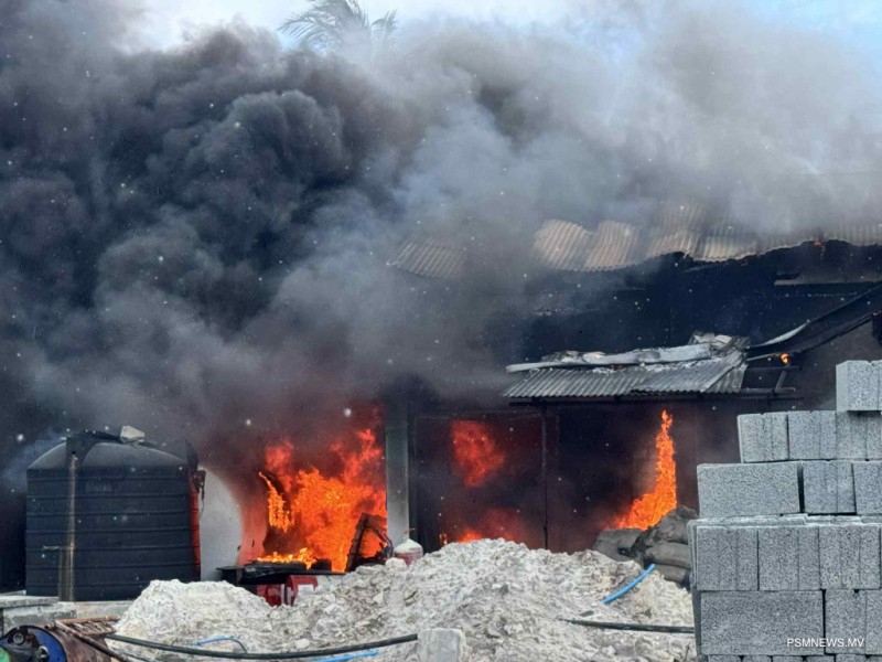 ލ.ގަމުގެ އިންޖީނުގޭގައި ބޮޑު އަލިފާނުގެ ހާދިސާއެއް، ނިއްވުމުގެ މަސައަކަތް ކުރަނީ