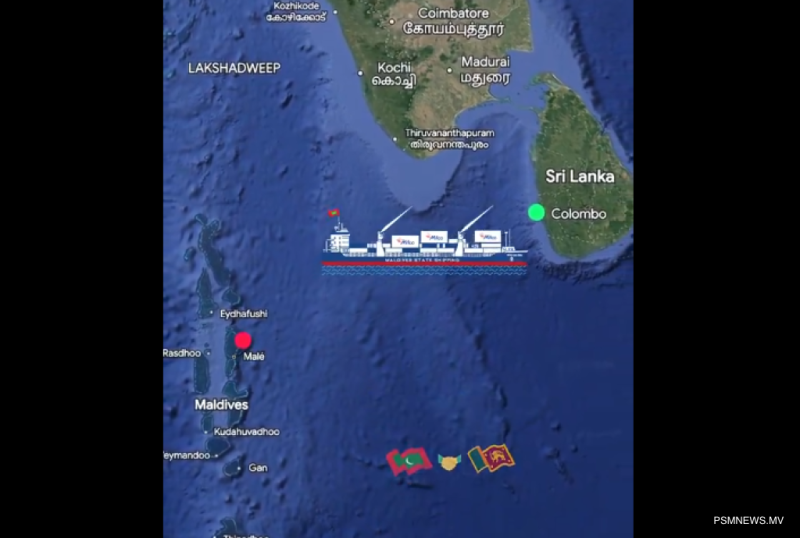 މަސްދަޅު ކޭސް ގެންދިއުމަށް ޝިޕިން ކުންފުނީގެ ބޯޓު ލަންކާއަށް