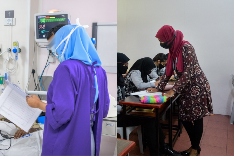 ޓީޗަރުންނާއި ނަރުހުންގެ މުސާރައިގެ ބަހުސް: މުސާރައިގެ އޮނިގަނޑު ހަދާއިރު އެމްކިޔުއޭގެ ބަހެއް ހޯދުން މުހިންމު