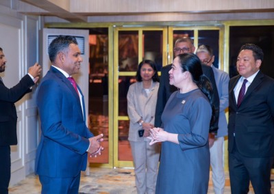 އިންޑޮނޭޝިއާގެ ގާނޫނު ހަދާ މަޖިލީހުގެ ރައީސްގެ ދައުވަތަކަށް، ފައިސަލް އެ މަޖިލީހަށް