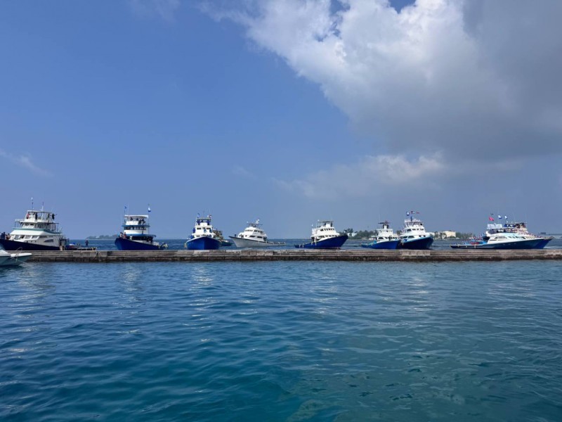 ނަތީޖާ ނުފެންނަކަމަށް ބުނެ ބޮޑު ކަންނެލި މަސްވެރިން މާލެއަށް އެއްވެ އިހުތިޖާޖުކުރަނީ