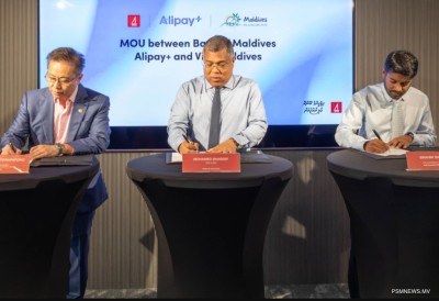 ރާއްޖޭގެ ފަތުރުވެރިކަން ފުޅާކުރަން ވިޒިޓް މޯލްޑިވްސް، އަލިޕޭ، އަދި ބީއެމްއެލްއިން އެއްބަސްވުމެއް