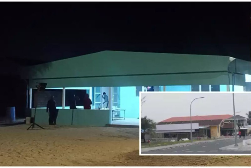 ދުވާފަރު ގައި ގަވާއިދާ ޚިލާފަށް ދޫކޮށްފައި އޮތް ބިމެއް ގައި ޕީއެންސީ އިން ޖަގަހައެއް ހަދައިފި