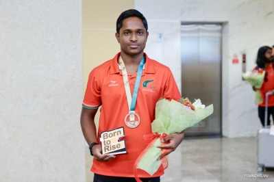 އޭޝިއަން ޔޫތު ޕެރަ ގޭމްސްގައި ލޯ މެޑަލް ހޯދި ޓީމަށް ހޫނު މަރުހަބާއެއް