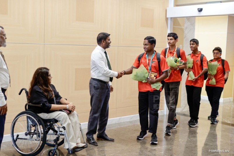 އޭޝިއަން ޔޫތު ޕެރަ ގޭމްސްގައި ލޯ މެޑަލް ހޯދި ޓީމަށް ހޫނު މަރުހަބާއެއް