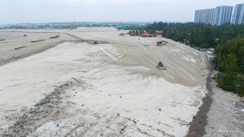 ހުޅުމާލޭ ފޭސް 3: ފަރުކޮޅުފުއްޓާ ގުޅާލައި 9 ހެކްޓަރު ހިއްކައިފި