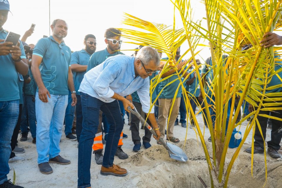 ފަސް މިލިއަން ގަސް އިންދުމުގެ ޕްރޮގްރާމްގެ ދަށުން އެއް މިލިއަން ގަސް އިންދައިފި