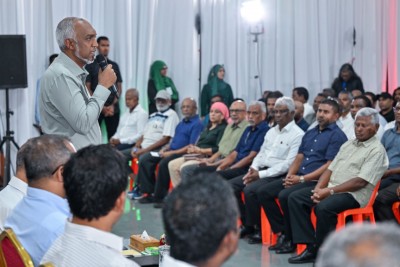 ސިނަމާލެ ފުލެޓުތަކުގެ މައްސަލަ ދޫކޮށްލާފައި ބަހައްޓާކަށް ބޭނުމެއް ނޫން، ރަނގަޅު ހައްލެއް އަންނާނެ: ރައީސް