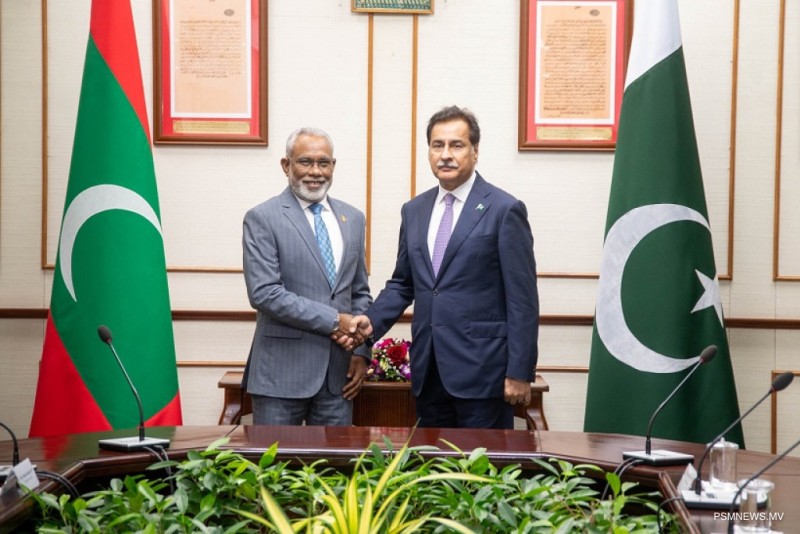 މަޖިލީހުގެ އިމާރާތަކީ ޕާކިސްތާނާއި ރާއްޖޭގެ ވަރުގަދަ ގުޅުމުގެ ރަމްޒެއް: މަޖިލިސް ރައީސް