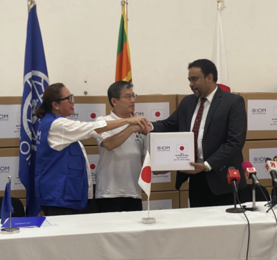 ޖަޕާނުން ލަންކާއަށް އެއް މިލިއަން ޑޮލަރުގެ ތަކެތީގެ އެހީއެއް