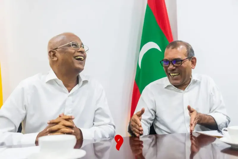 ސޯލިހް އާއި ނަޝީދުގެ ގުޅުން - ދެބަސްވެގެން މާގިނަ ދުވަހު ތިބެން އަޅުގަނޑުމެންނަށް އުނދަގޫ ވާނެ: ރައީސް ނަޝީދު