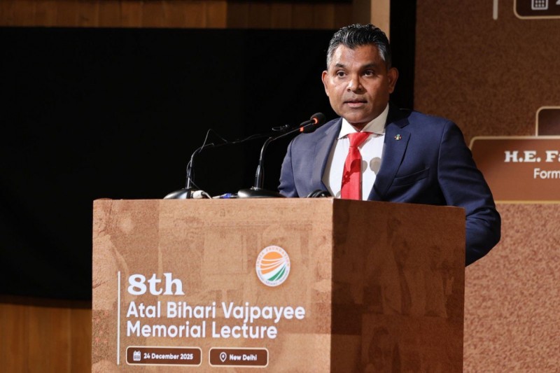 ރާއްޖެއަށް ދިމާވާ ކޮންމެ ކަމެއްގައި އެންމެ ފުރަތަމަ އެހީތެރިކަން ދޭ ގައުމަކީ އިންޑިއާ: ފައިސަލް