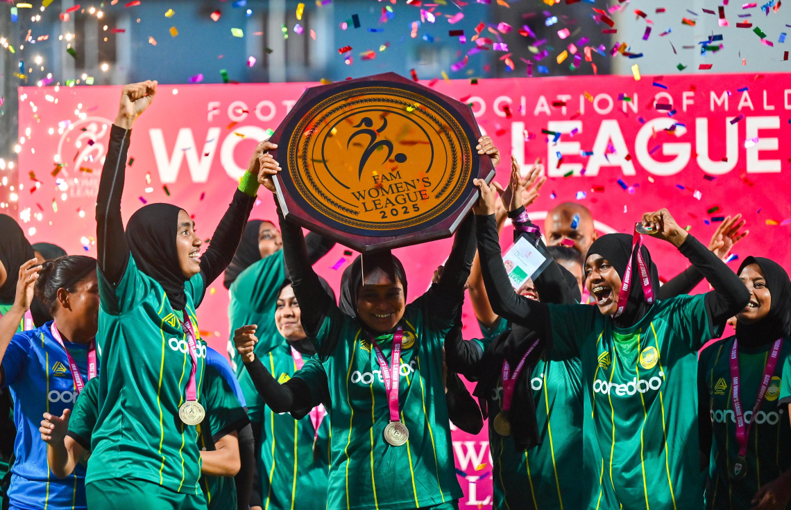 އަންހެން ލީގުގެ ޗެމްޕިއަން މާޒިޔާއަށް، ފުޓްބޯޅައިން މި އަހަރު ހަތަރު ތަށި !