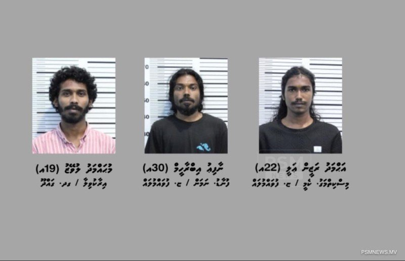 ފުލުހަކަށް ހަމަލާދިން މައްސަލައެއްގައި 3 މީހަކު ހައްޔަރުކޮށްފި