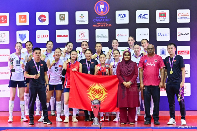 ރައީސުލްޖުމްހޫރިއްޔާގެ އަނބިކަނބަލުން، ކާވާ ކަޕް ފޮރ ވިމެން 2025 ނިންމުމުގެ ރަސްމިއްޔާތު ޝަރަފުވެރިކޮށްދެއްވައިފި