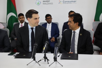 ނ. އަތޮޅުގައި ތަރައްގީކުރާ 790 މިލިއަން ޑޮލަރުގެ ޓައުންޝިޕް އެއްބަސްވުމުގައި ސޮއިކޮށްފި