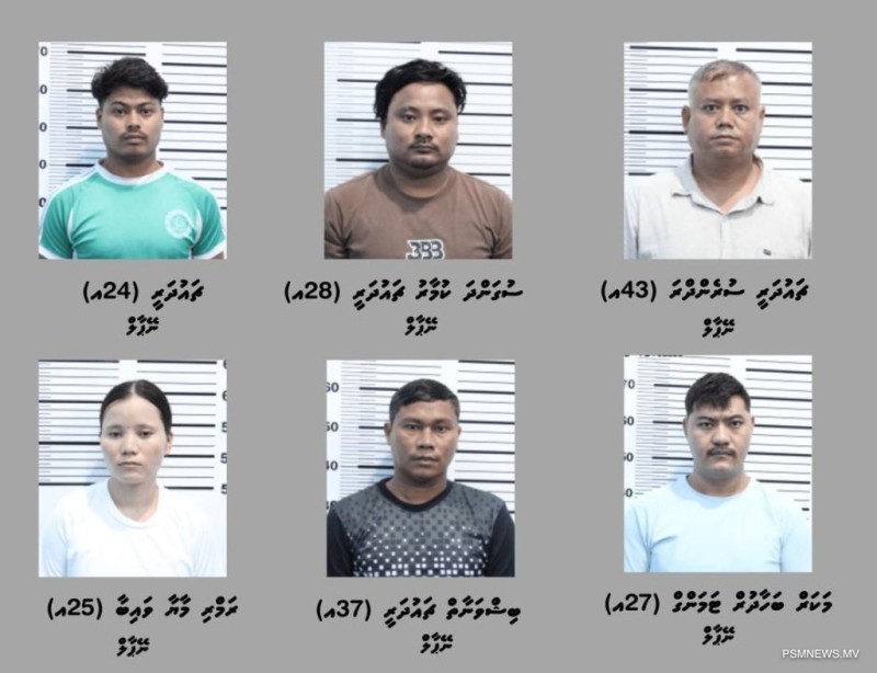 ބަނގުރާ ބޭނުން ކުރުމުގެ ތުހުމަތުގައި ބިދޭސީންތަކެއް ހައްޔަރުކޮށްފި
