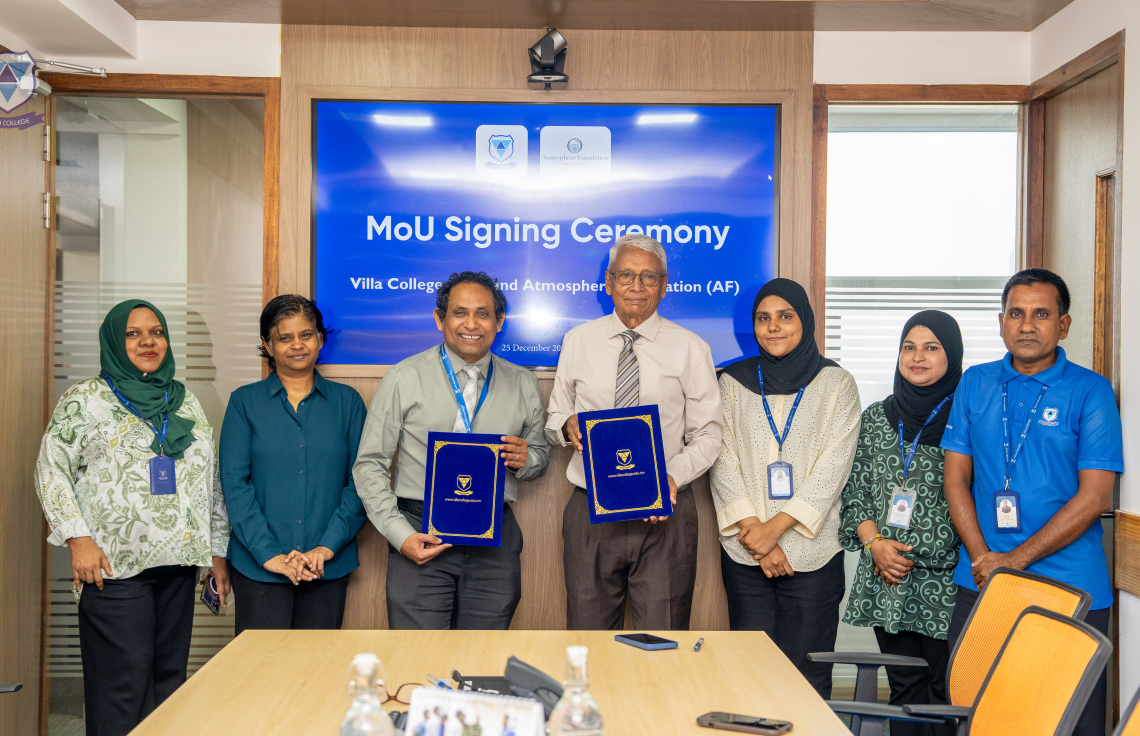 ވިލާ ކޮލެޖާއި އެޓްމޮސްފިއާ ފައުންޑޭޝަން ގުޅިގެން އިންޖިިނިއަރިން ކިޔަވަން ސްކޮލާޝިޕް ދެނީ