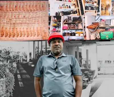 މަންޑޭ އަދި އޭނާ ދިރިއުޅޭ އެޕާޓްމެންޓް ބަލާ ފަސްކުރުމުގެ ތެރެއިން ފުލުހުންނަށް ފެނުނު ބައެއް ތަކެތި