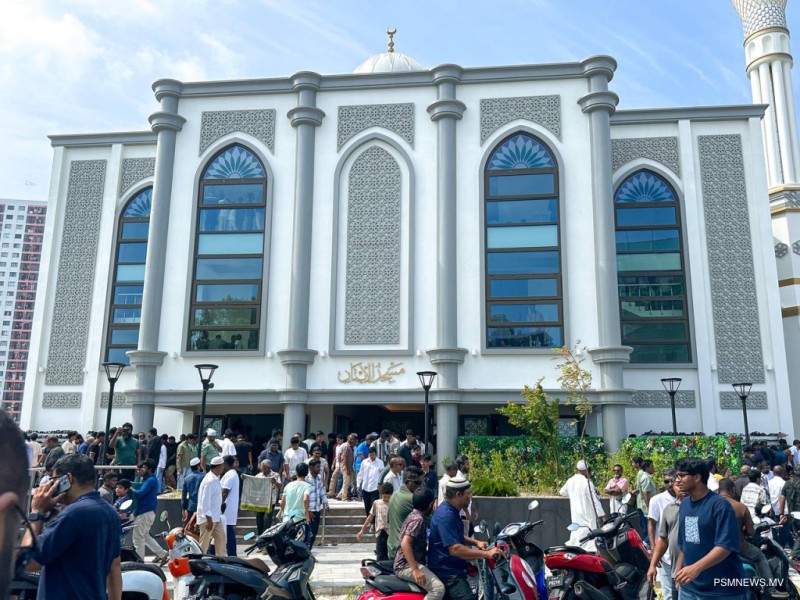 ދެވަނަ ފިޔަވަހީގައި ބިނާކުރި "މަސްޖިދުލްއީމާން" ހުޅުވައިފި