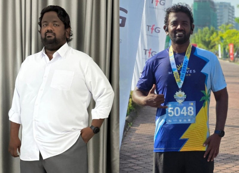 57 ކިލޯ ލުއި ކުރިއިރު މިއީ އެހެން މީހެއް، ހަކުރު ބަލި ވެސް ކޮންޓްރޯލް!