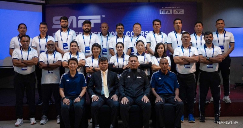 ސާފް ރެފްރީޒް އެސެސަރ ކޯހުގައި ދިވެހި ހަތަރު ރެފްރީން