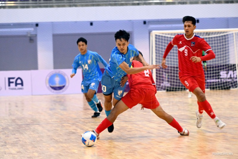 ސާފް ފުޓްސަލް: އިންޑިއާއާއި ނޭޕާލުގެ ކުރިމަތިލުންވީ އެއްވަރު